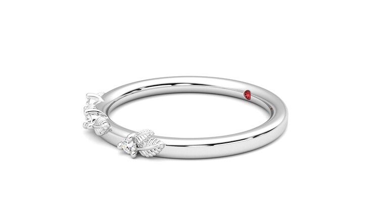 Taylor & Hart Lorierre Wedding Ring 360 degree image 23