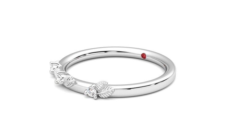 Taylor & Hart Lorierre Wedding Ring 360 degree image 24