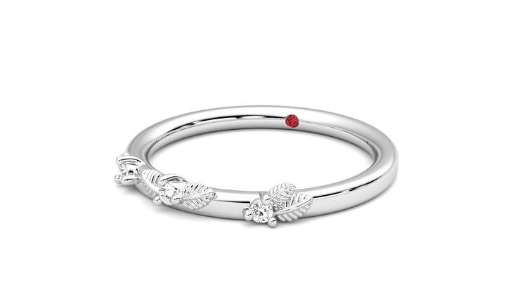 Taylor & Hart Lorierre Wedding Ring 360 degree image 26