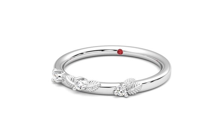 Taylor & Hart Lorierre Wedding Ring 360 degree image 27
