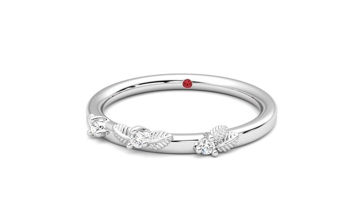 Taylor & Hart Lorierre Wedding Ring 360 degree image 28