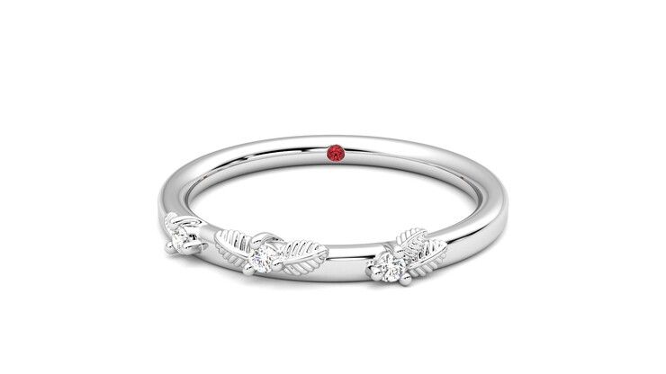 Taylor & Hart Lorierre Wedding Ring 360 degree image 29
