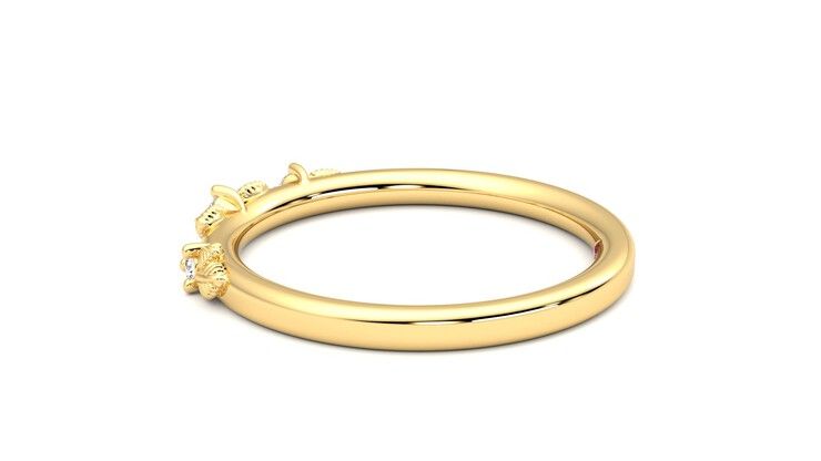 Taylor & Hart Lorierre Wedding Ring 360 degree image 20
