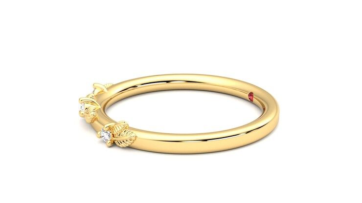 Taylor & Hart Lorierre Wedding Ring 360 degree image 22