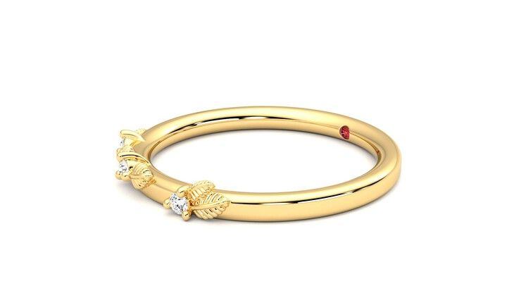 Taylor & Hart Lorierre Wedding Ring 360 degree image 23