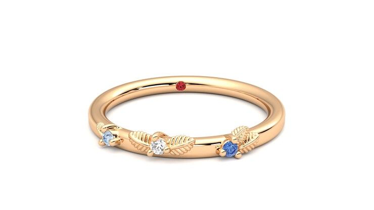 Taylor & Hart Lorierre Wedding Ring 360 degree image 2