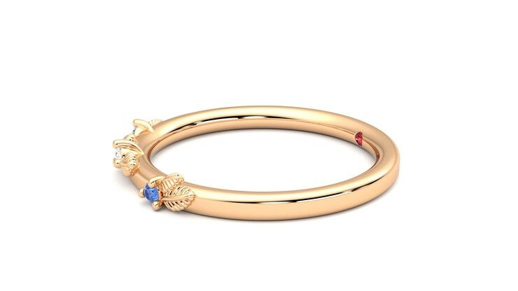 Taylor & Hart Lorierre Wedding Ring 360 degree image 22