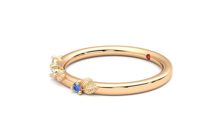 Taylor & Hart Lorierre Wedding Ring 360 degree image 23