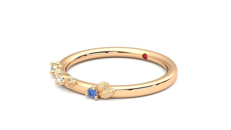 Taylor & Hart Lorierre Wedding Ring 360 degree image 24