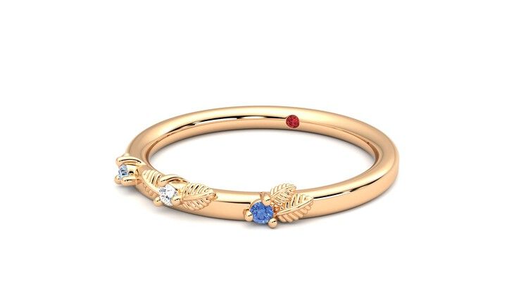 Taylor & Hart Lorierre Wedding Ring 360 degree image 26