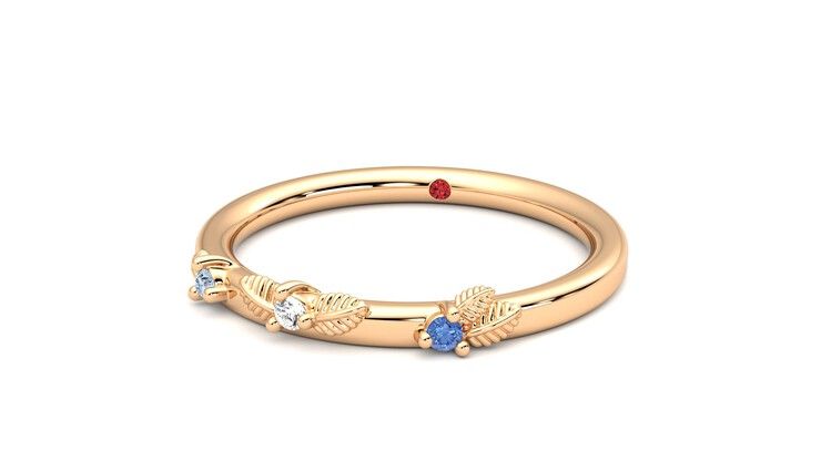 Taylor & Hart Lorierre Wedding Ring 360 degree image 27
