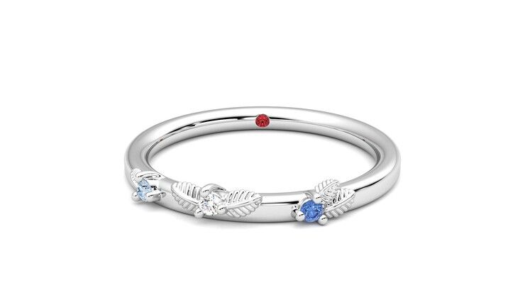 Taylor & Hart Lorierre Wedding Ring 360 degree image 0