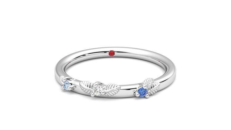 Taylor & Hart Lorierre Wedding Ring 360 degree image 2