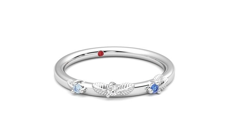 Taylor & Hart Lorierre Wedding Ring 360 degree image 4
