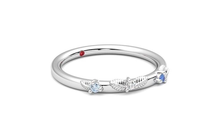 Taylor & Hart Lorierre Wedding Ring 360 degree image 6
