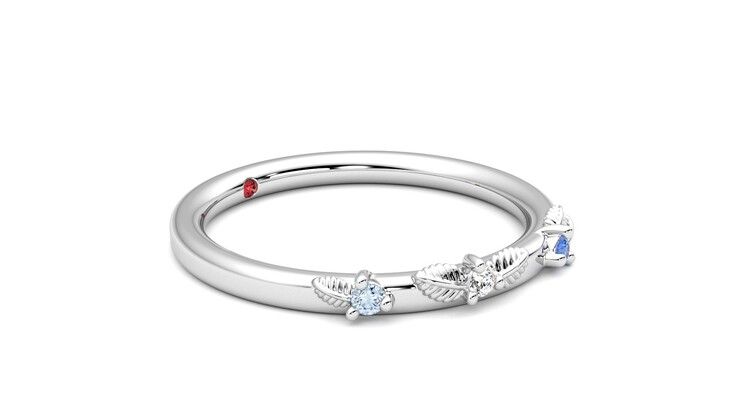 Taylor & Hart Lorierre Wedding Ring 360 degree image 7