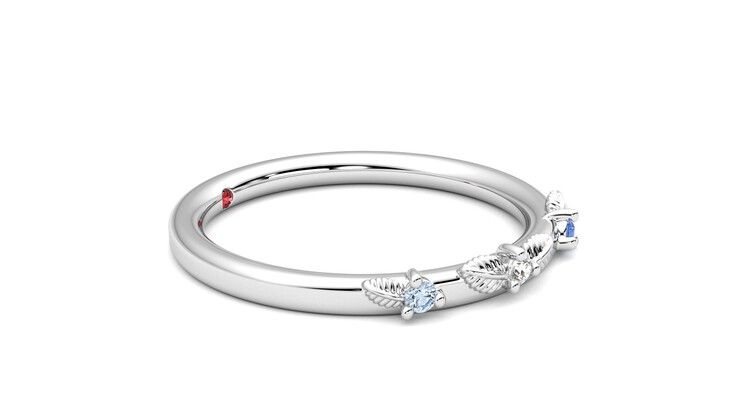 Taylor & Hart Lorierre Wedding Ring 360 degree image 8