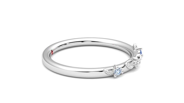 Taylor & Hart Lorierre Wedding Ring 360 degree image 9