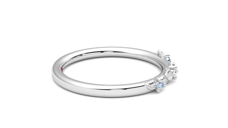 Taylor & Hart Lorierre Wedding Ring 360 degree image 10