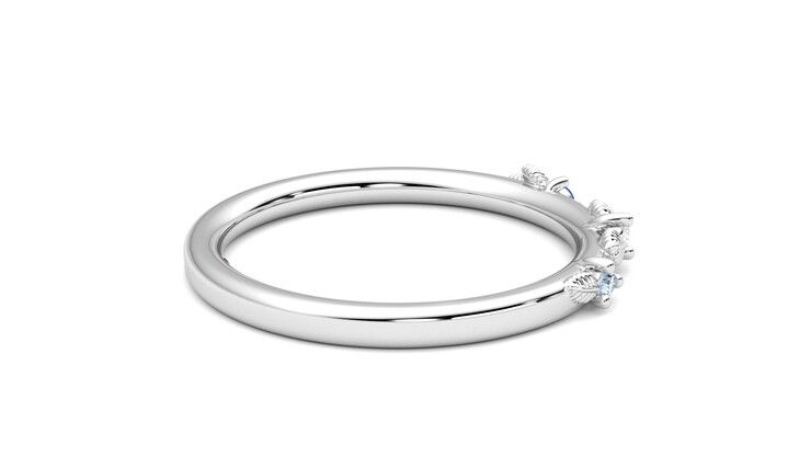 Taylor & Hart Lorierre Wedding Ring 360 degree image 11