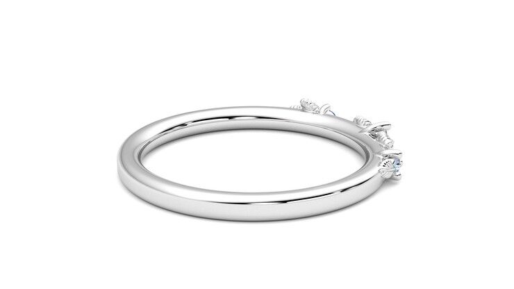Taylor & Hart Lorierre Wedding Ring 360 degree image 12