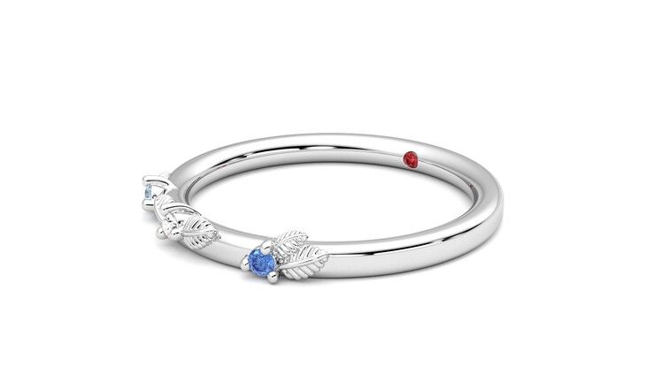 Taylor & Hart Lorierre Wedding Ring 360 degree image 24