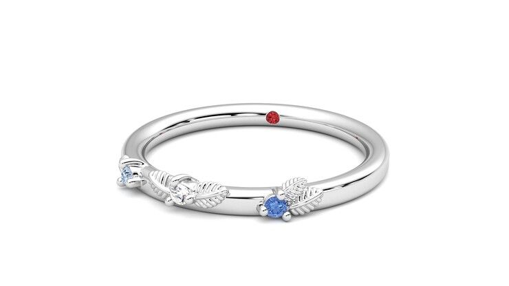 Taylor & Hart Lorierre Wedding Ring 360 degree image 27