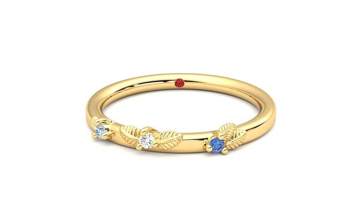 Taylor & Hart Lorierre Wedding Ring 360 degree image 1