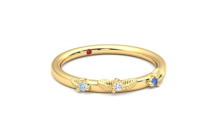 Taylor & Hart Lorierre Wedding Ring 360 degree image 5