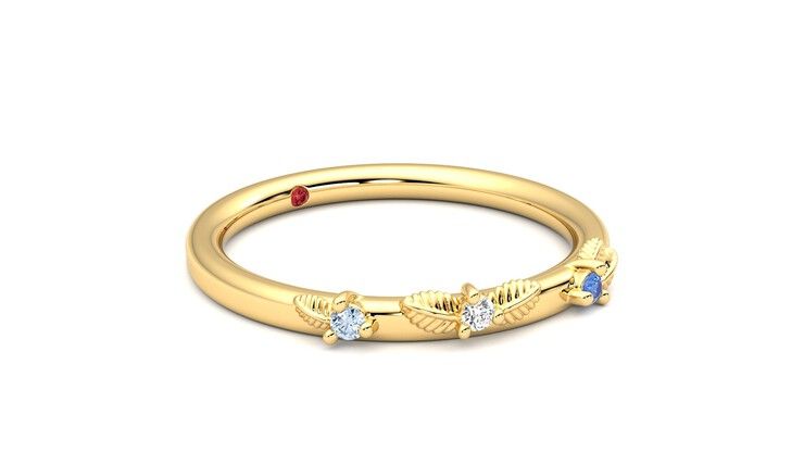 Taylor & Hart Lorierre Wedding Ring 360 degree image 6