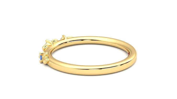 Taylor & Hart Lorierre Wedding Ring 360 degree image 20