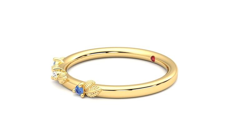 Taylor & Hart Lorierre Wedding Ring 360 degree image 23