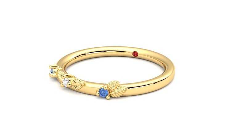 Taylor & Hart Lorierre Wedding Ring 360 degree image 25