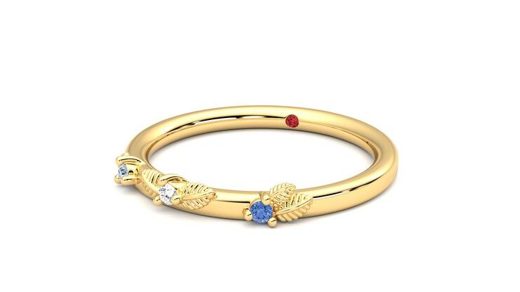 Taylor & Hart Lorierre Wedding Ring 360 degree image 26