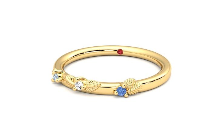 Taylor & Hart Lorierre Wedding Ring 360 degree image 27