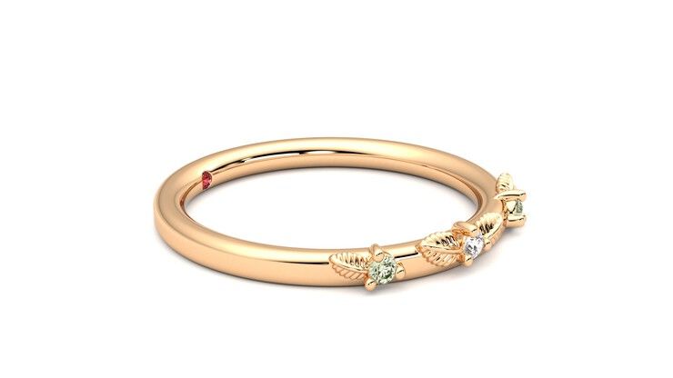 Taylor & Hart Lorierre Wedding Ring 360 degree image 8