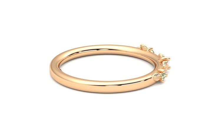Taylor & Hart Lorierre Wedding Ring 360 degree image 11