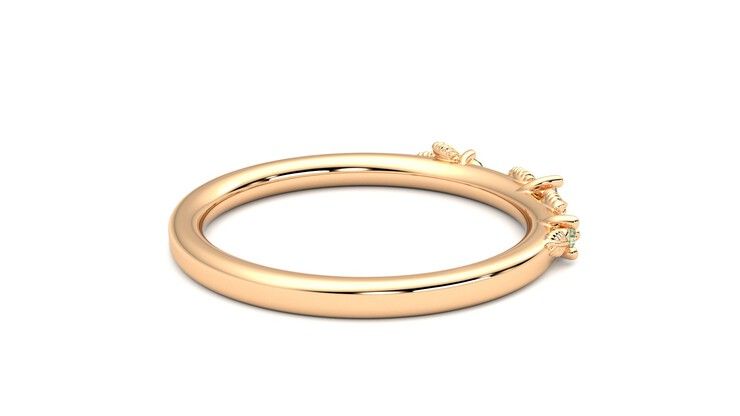 Taylor & Hart Lorierre Wedding Ring 360 degree image 12