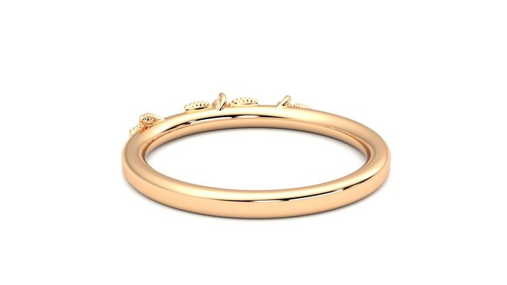 Taylor & Hart Lorierre Wedding Ring 360 degree image 17