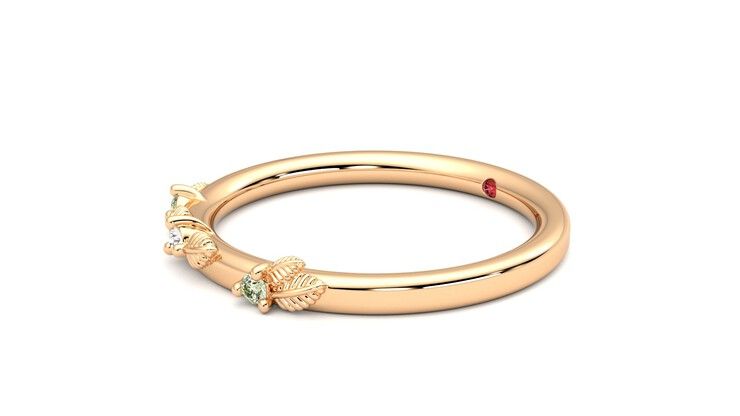 Taylor & Hart Lorierre Wedding Ring 360 degree image 23