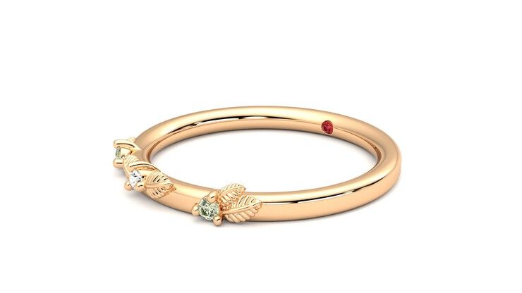 Taylor & Hart Lorierre Wedding Ring 360 degree image 24