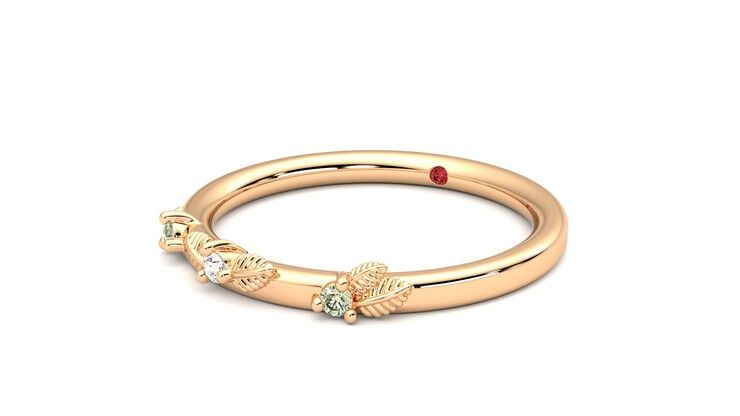 Taylor & Hart Lorierre Wedding Ring 360 degree image 25