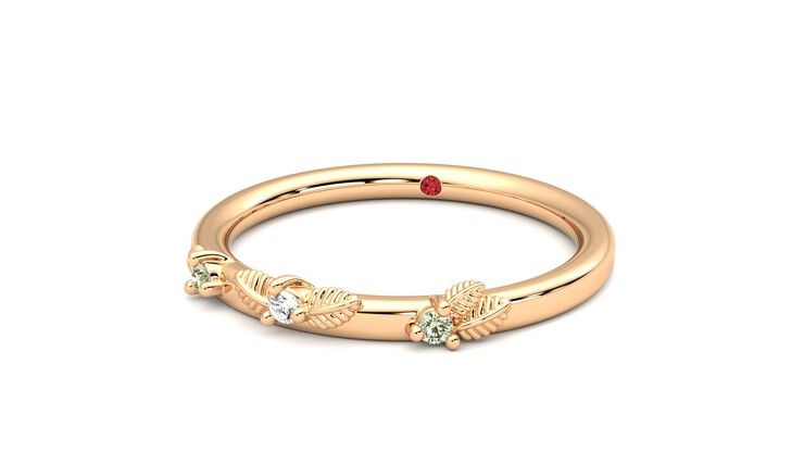 Taylor & Hart Lorierre Wedding Ring 360 degree image 27