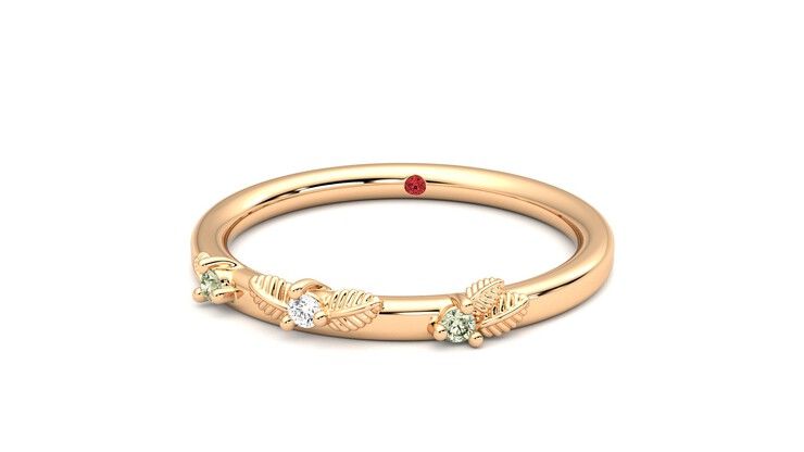 Taylor & Hart Lorierre Wedding Ring 360 degree image 28