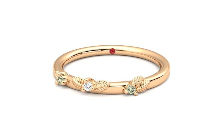 Taylor & Hart Lorierre Wedding Ring 360 degree image 29