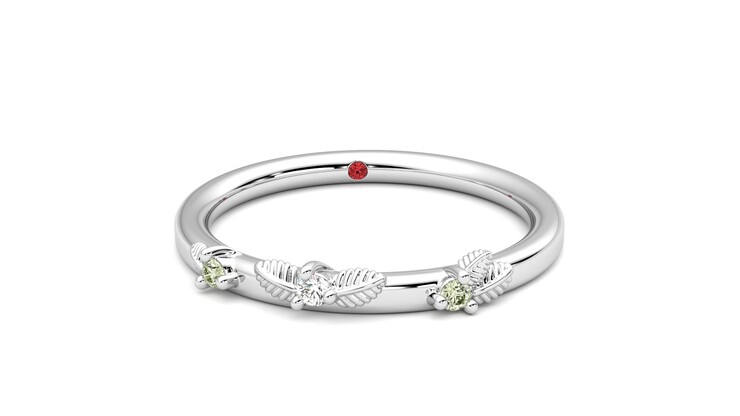 Taylor & Hart Lorierre Wedding Ring 360 degree image 2