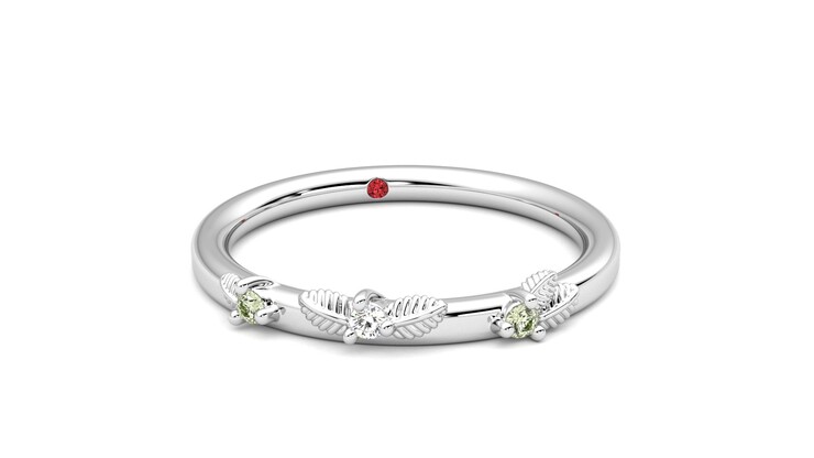Taylor & Hart Lorierre Wedding Ring 360 degree image 3