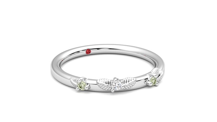 Taylor & Hart Lorierre Wedding Ring 360 degree image 5