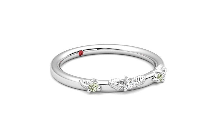 Taylor & Hart Lorierre Wedding Ring 360 degree image 6