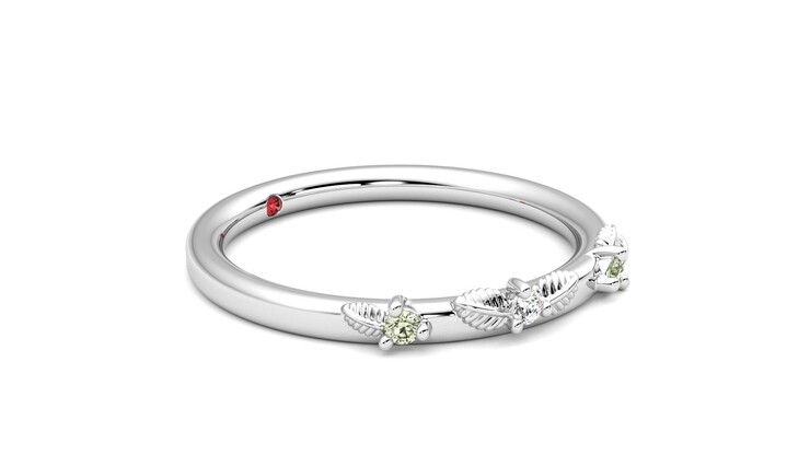 Taylor & Hart Lorierre Wedding Ring 360 degree image 7